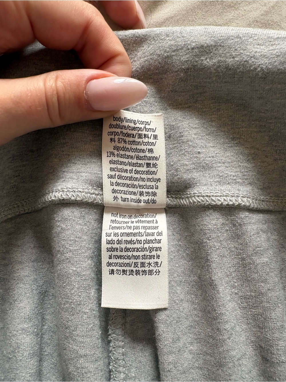 PINK/ Victoria secret Gray Fold-Over Waist Flare Yoga Pants - Picture 5 of 6